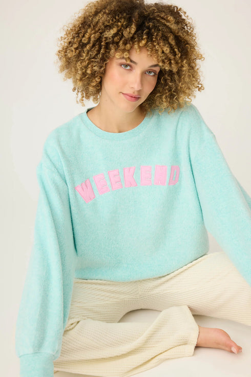 Pj Salvage Secret Garden Weekend Graphic Sweatshirt